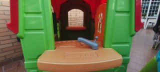 Casita Infantil FEBER Verde y Roja