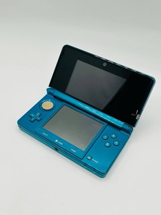 Nintendo 3DS Blu/Verde Personalizzata Testato