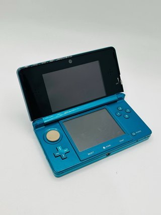 Nintendo 3DS Blu/Verde Personalizzata Testato