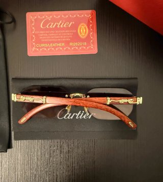 Gafas de sol con estuche Cąrtier Rojo