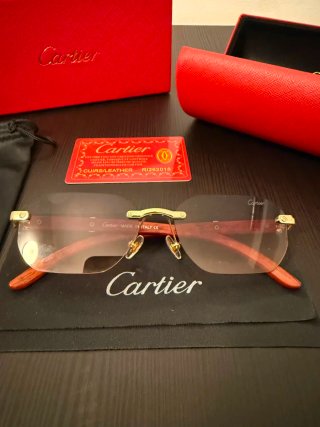 Gafas de sol con estuche Cąrtier Rojo