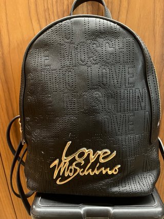 Mochila Love Moschino Negra