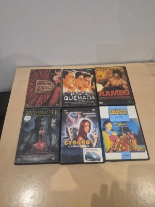 Lote 6 Películas DVD (Español)