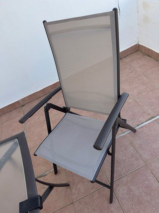 Conjunto mesa jardín a estrenar