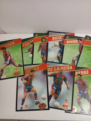 13  póster jugadores Barça vintage