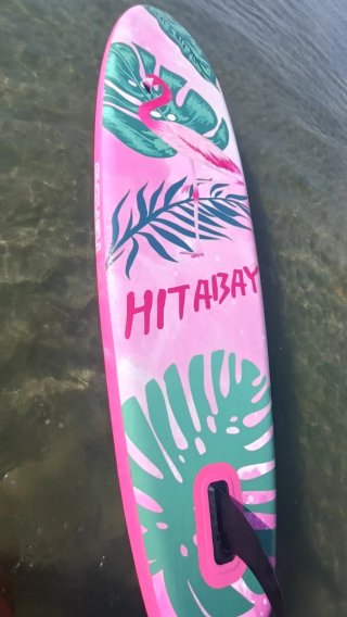 Tabla Padel Surf Hinchable Rosa