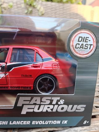 Jada fast & furious Lancer evo