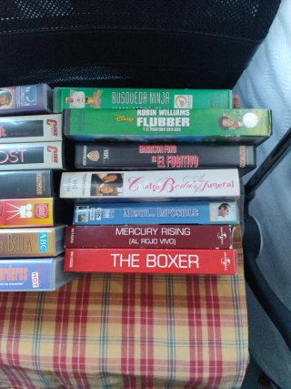 Lote Cintas VHS Variadas