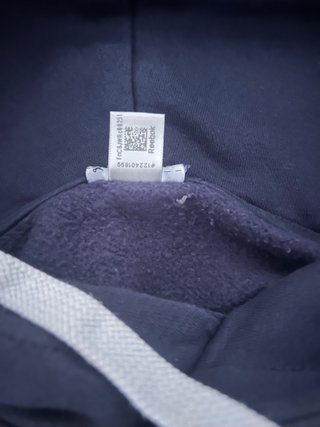Sudadera Reebok Negra y Blanca
