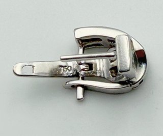 Pendientes Oro Blanco 18k Circonitas 2.52 gr