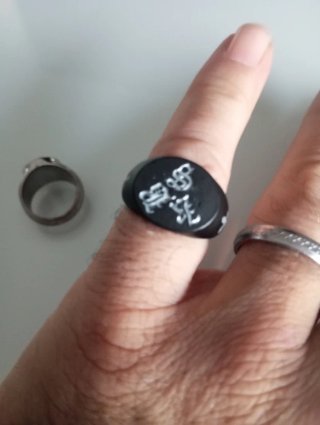 2 Anillos Calavera y Cruz