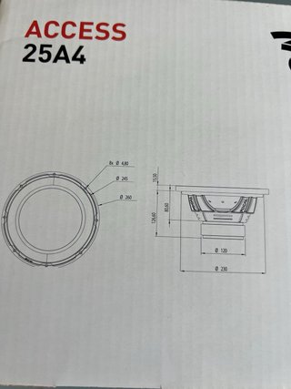Subwoofer Focal ACCESS 25A4