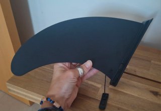Aleta de surf negra
