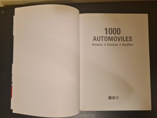 Libro de coleción,  1000 AUTOMÓVILES.