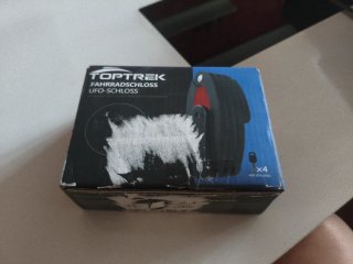Candado plegable Toptrek para bicicleta