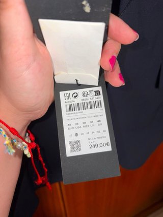 Americana Massimo Dutti Azul Talla M