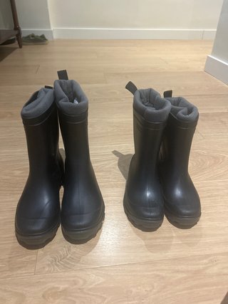 Botas de agua niño negras