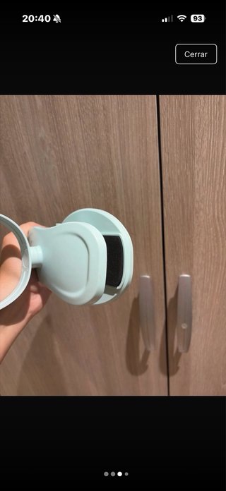 Ventilador de pinza azul claro