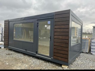Contenedor Marítimo Amarillo 20' Oficina