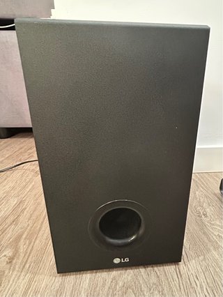 Barra de Sonido LG con Subwoofer Negro
