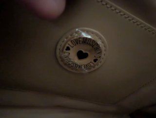 Bolso Love Moschino Beige Dorado Nuevo