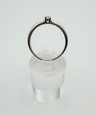 Anillo Oro Blanco 18k Circonita 1.48 gr