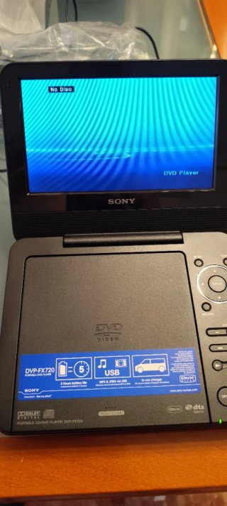 Reproductor DVD Sony Coche/Casa Rojo