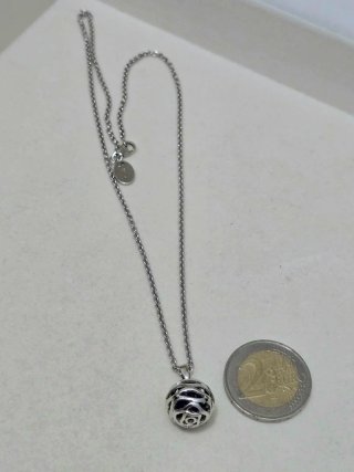 Collar Plata 925 con Colgante Esfera