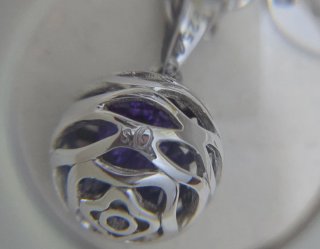 Collar Plata 925 con Colgante Esfera