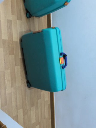 Pack 2 Maletas Samsonite Naranja y Turquesa