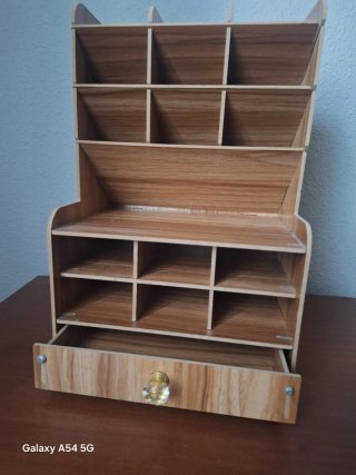 Organizador de escritorio de madera