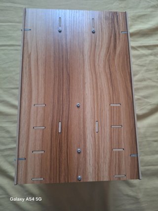Organizador de escritorio de madera