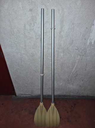 Remos aluminio para zódiac medidas 1,50m