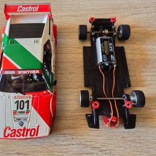 Coche Slot Flyracing BMW M1 Castrol