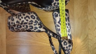 Zapatos tacón plataforma leopardo Talla 37