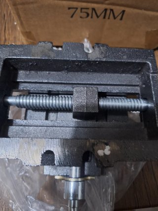 Tornillo de banco 75mm,3 pulgadas, 2 ejes