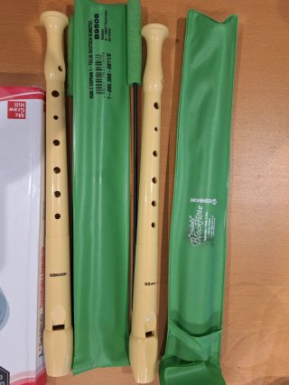 Pack Dos Flautas Hohner Blockflöte B9508 para niño