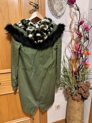 Parka militar verde Talla XS