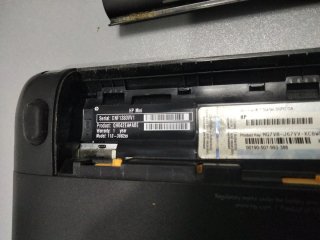Portátil HP Rojo