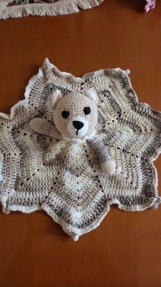 Peluche apego oso crochet