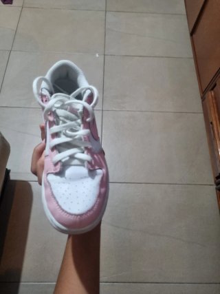 Zapatillas Nike Niña Rosa y Blanca