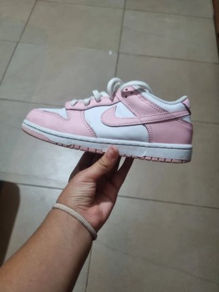 Zapatillas Nike Niña Rosa y Blanca