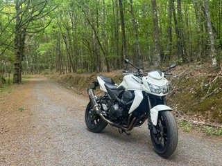 Kawasaki Z750 Blanca
