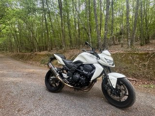 Kawasaki Z750 Blanca