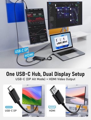 Hub USB-C Lemorele 4K HDMI