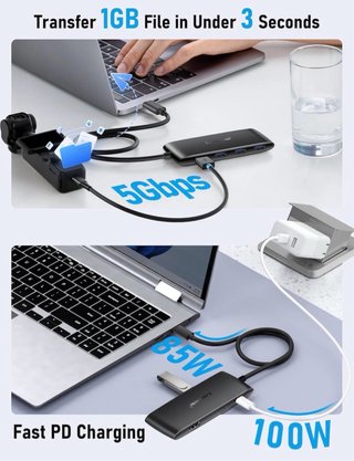 Hub USB-C Lemorele 4K HDMI