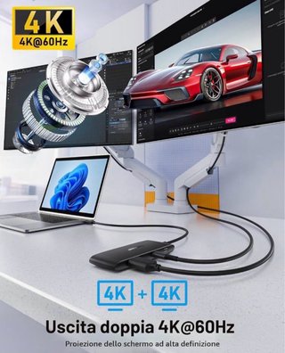 Hub USB-C Lemorele 4K HDMI