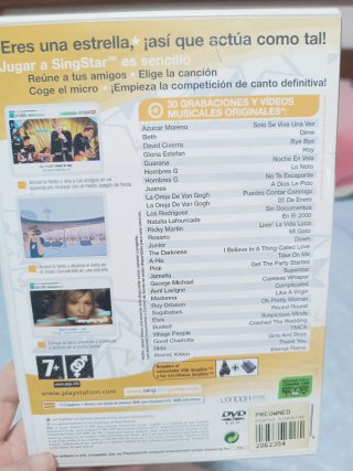 2 Juegos SingStar PS2