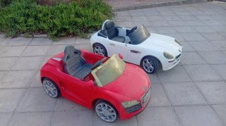 Coche eléctrico infantil BMW y Audi