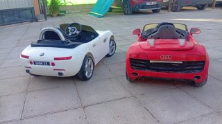 Coche eléctrico infantil BMW y Audi